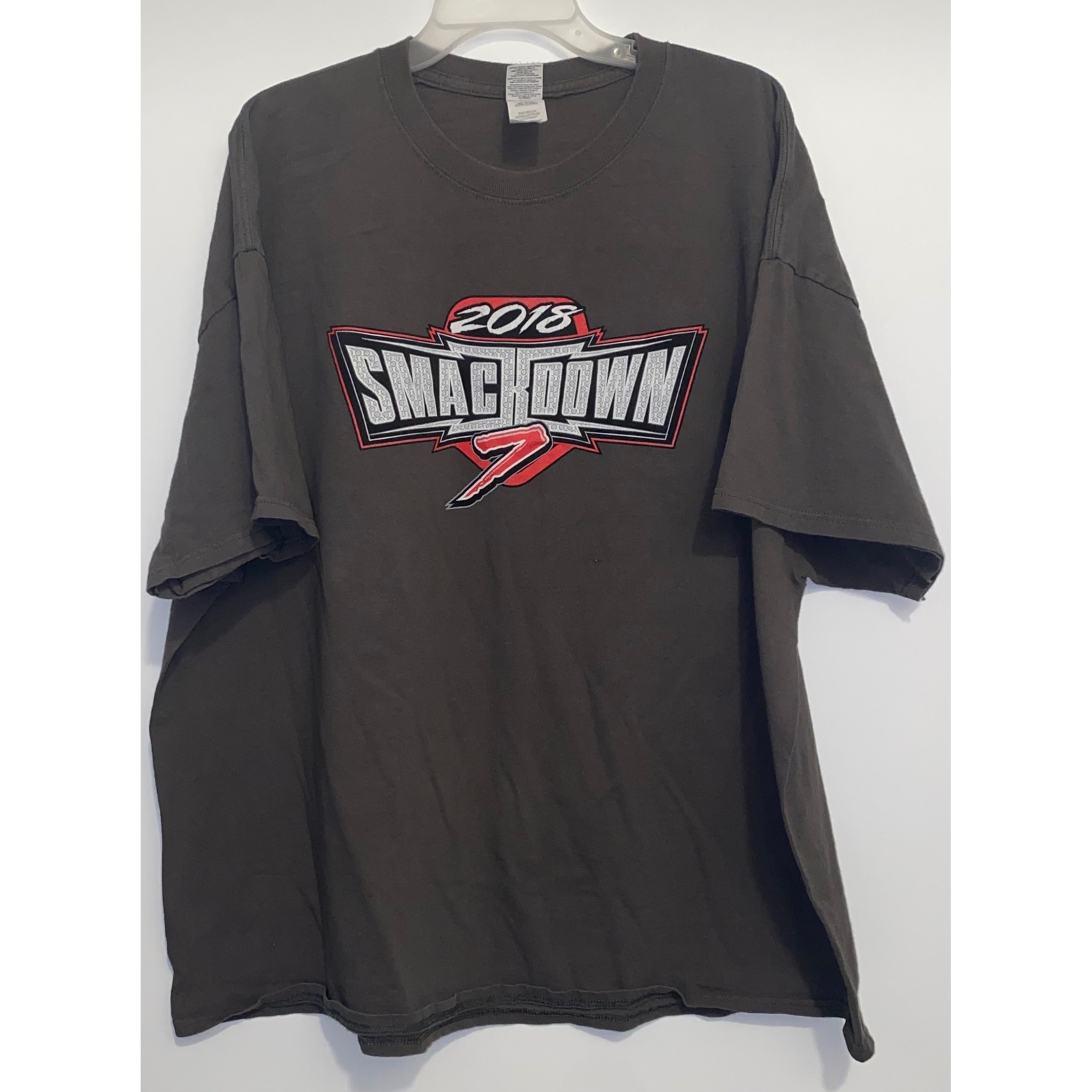 Gildan 2018 Smackdown 7 Kokomo Speedway Racing TShirt Mens 3xl Grey Graphic